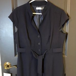 Calvin Klein Navy Sleeveless Dress